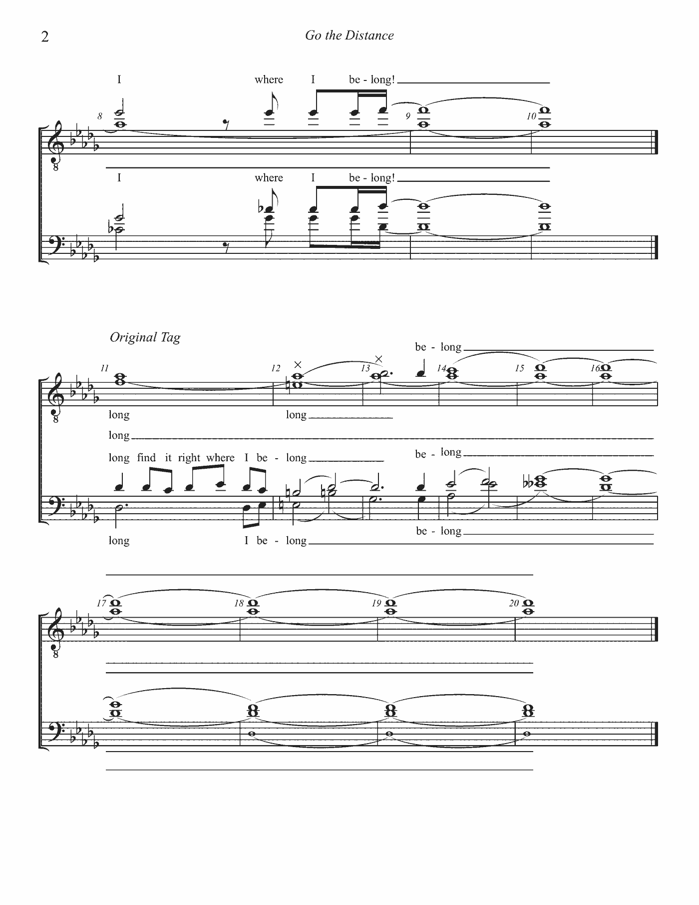 Sheet music page